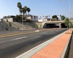 A photo of Los Feliz Rd. where a portion oft he GTC project was completed 