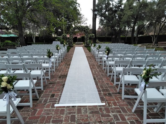 Wedding Set-Up at Casa Adobe