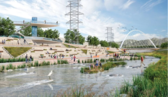Rendering of the Verdugo Wash Project