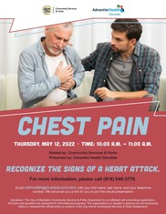 Chest Pain Presentation Flyer
