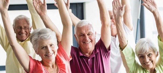 Seniors Exercising