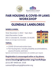 Housing Rights Workshop for Landlords