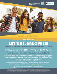 Drug Free Teens Flyer