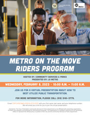 Metro on the Move Flyer
