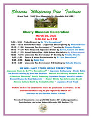 Cherry Blossom Celebration Flyer