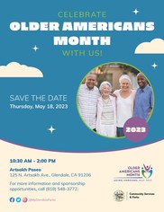 Older American's Month Flyer