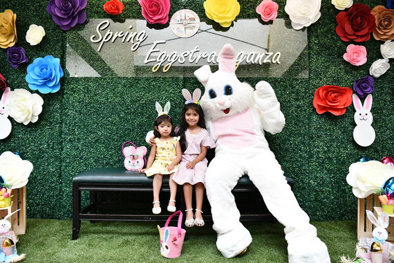 Spring Eggstravaganza Picture with Easter Bunny