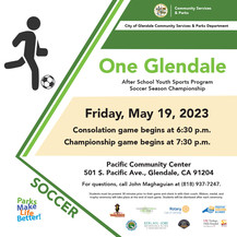 One Glendale Soccer Flyer