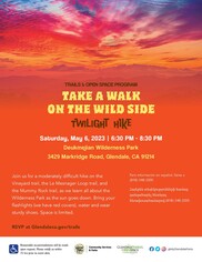 Twilight Hike Flyer