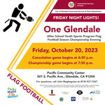 One Glendale Flag Football