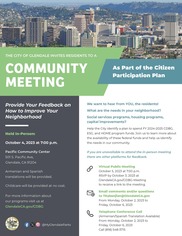 Community Needs Meeting