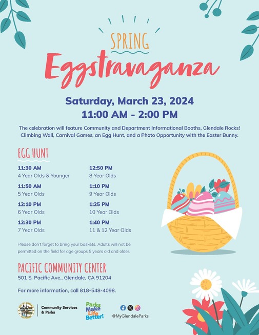 Spring Eggstravaganza Flyer