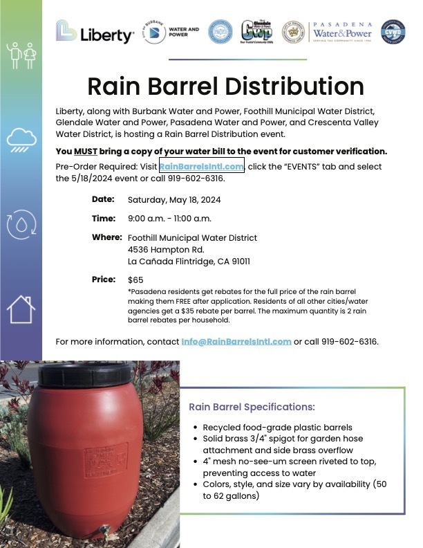 Rain Barrel May Edition