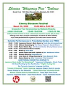 Cherry Blossom Festival Flyer