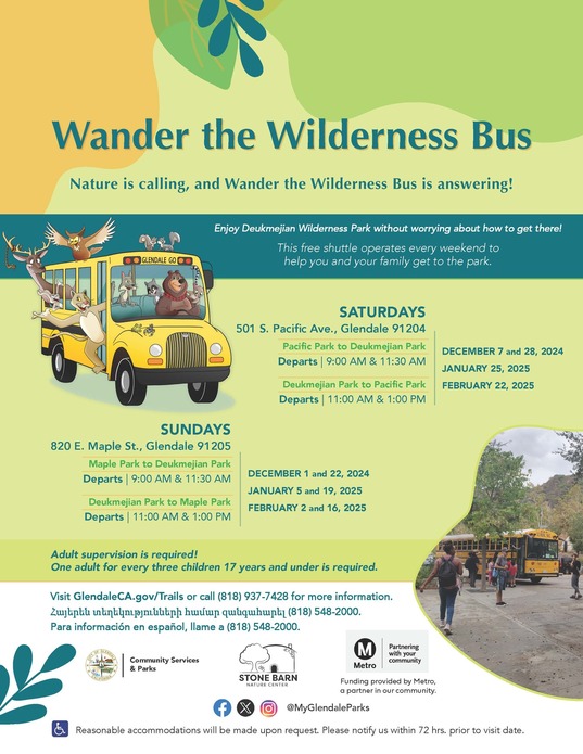 Wander the Wilderness Bus Winter