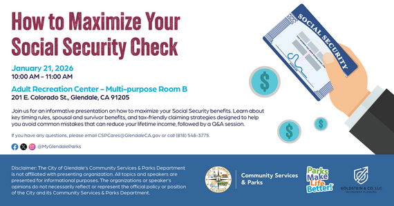 How to Maximize Your Social Security Check