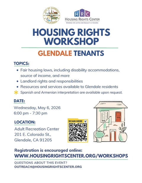Housing Rights Workshop for Glendale Tenants