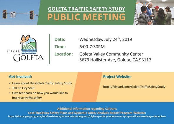 Goleta Traffic Safety Study Meeting 7/24