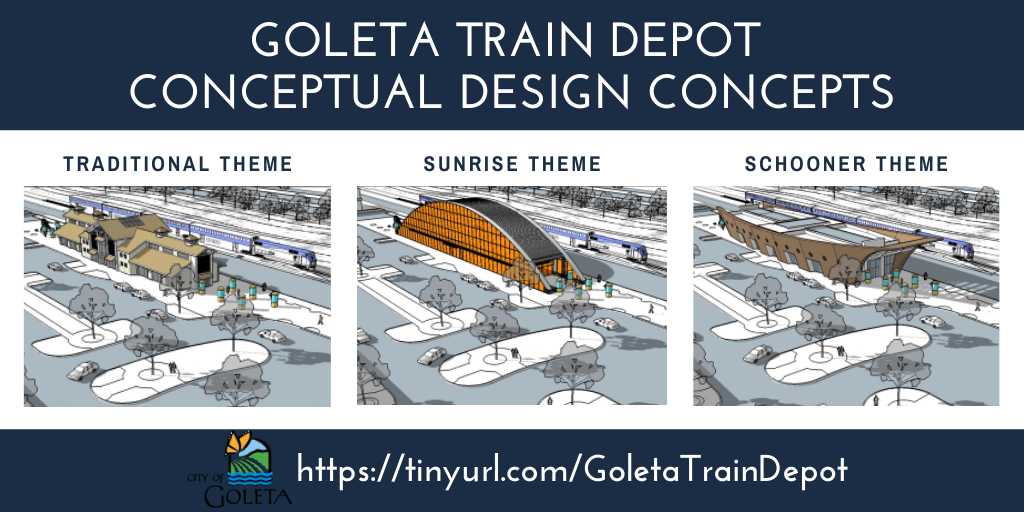 Goleta Train Depot Design Concepts Graphic