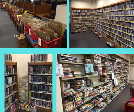 Library overstocked with items