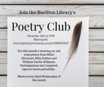 Buellton Library Poetry Club_November