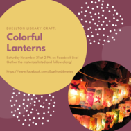 Buellton Library DIY Paper Lantern