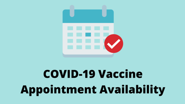 COVID-19 Vaccine Appointment Availabiltiy