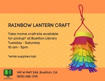 Library_Buellton Rainbow Lantern Craft