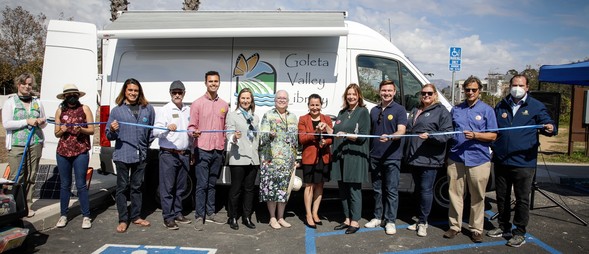 Goleta Valley Library Bookvan Ribbon Cutting