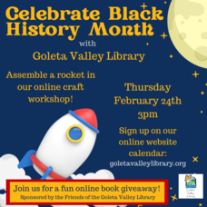 Black History Month Craft_Goleta Library Feb 2022