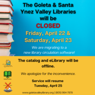 Libraries Closed April 22 & 23