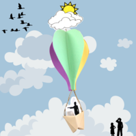 Hot Air Balloon Craft Kit