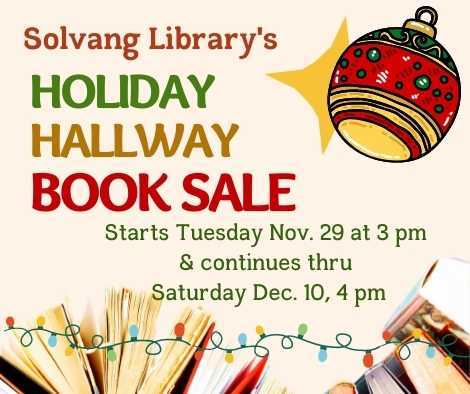 Holiday Hallway Book Sale