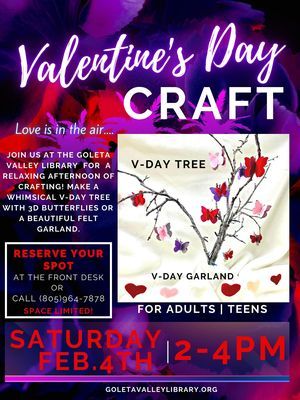 Adult & Teens Valentines Day Craft 