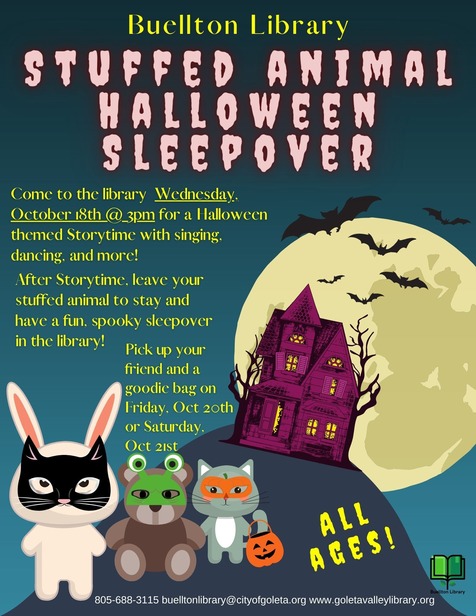 Buellton Halloween Sleepover