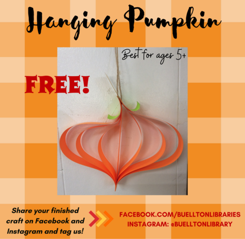 Hanging Pumpkin Craft Kit