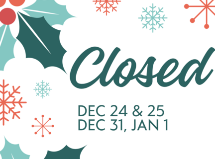 December Closures