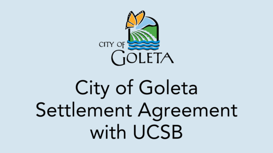 City Settlement Agreement with UCSB graphic