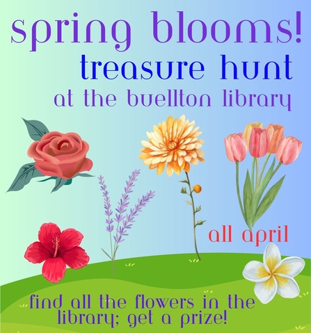 Spring Bloom April Treasure Hunt