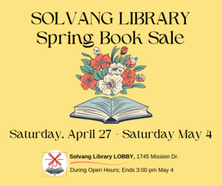 Solvang Spring Book Sale