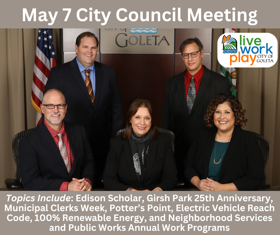 May 7 Council Meeting graphic
