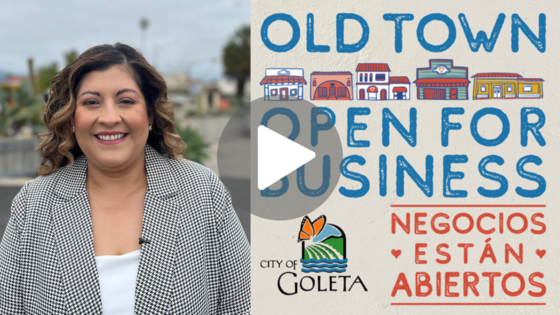 Old Town Open for Business Luz Reyes-Martin with Play Button