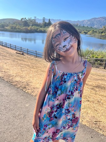 Face painting at the Dam Dinner_240817