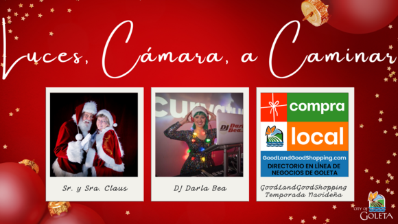 Lights Camera Stroll Collage Spanish