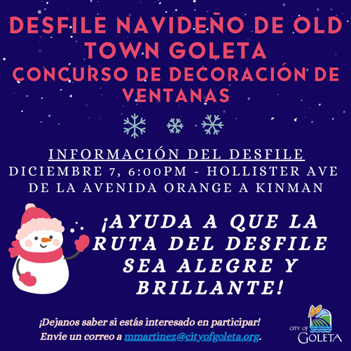 Goleta Old Town Window Decorating Spanish