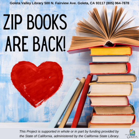 Zip Books are Back!