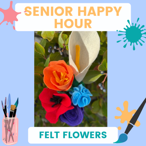 Senior Happy Hours Spring Flowers