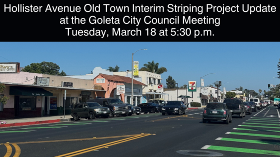 Old Town Striping Project Update at Council_250318