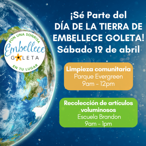 Beautify Goleta Earth Day Spanish