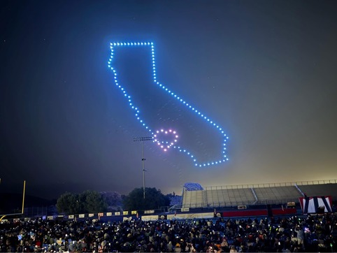 Drone Show Animation CA